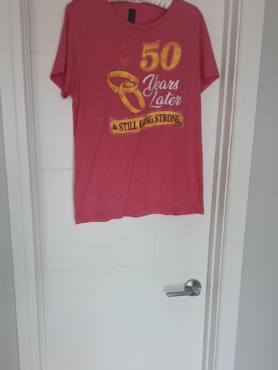 Accessories - 50 Years Later 'Still Going Strong' Red Graphic Tee